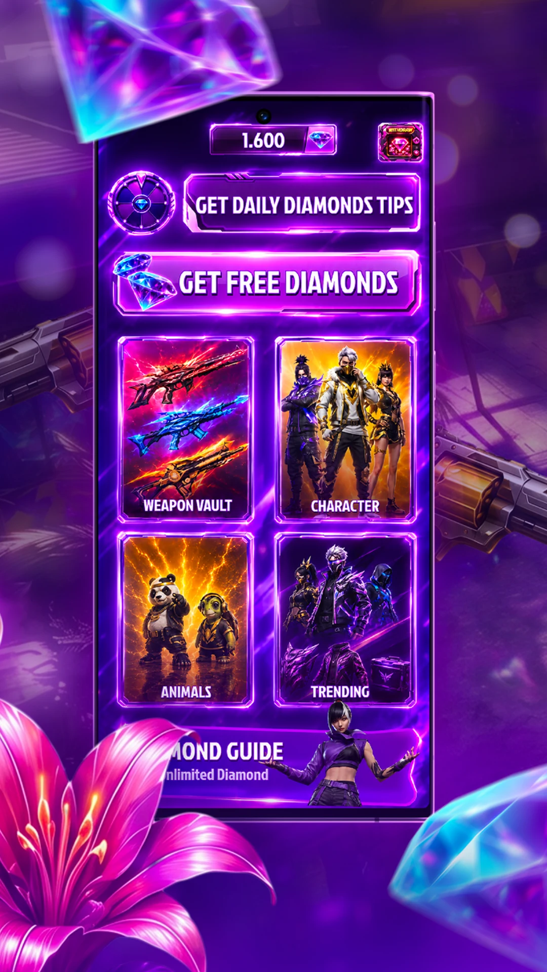 Get Daily Diamonds: FFF Guide screenshot